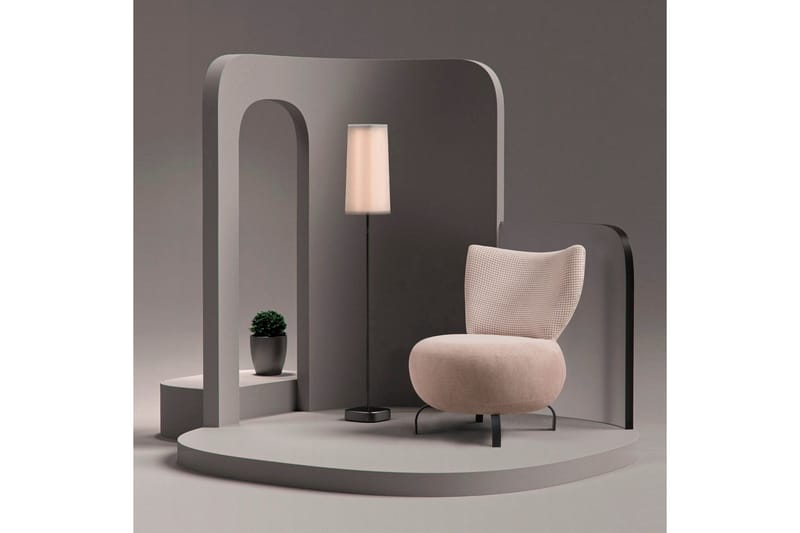 Lolya Fåtölj - Rosa/Svart - Möbler - Vardagsrum - Fåtöljer - Fåtölj utan armstöd