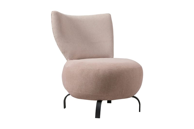 Lolya Fåtölj - Rosa/Svart - Möbler - Vardagsrum - Fåtöljer - Fåtölj utan armstöd