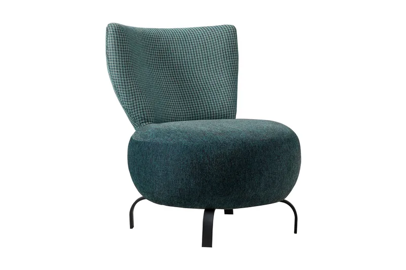 Lolya Fåtölj - Turkos/Svart - Möbler - Vardagsrum - Fåtöljer - Fåtölj utan armstöd