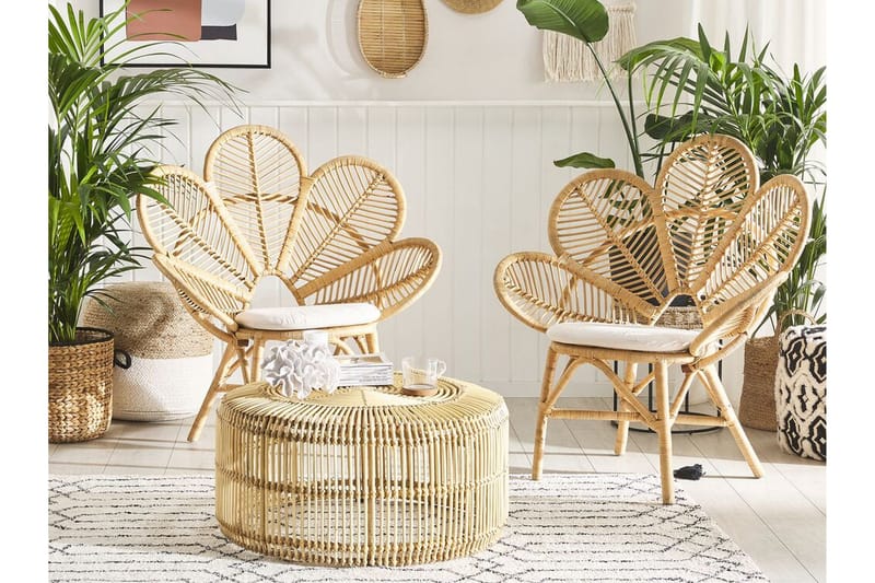 Lorentine Fåtölj 2-pack - Rotting - Möbler - Vardagsrum - Fåtöljer - Fåtölj utan armstöd