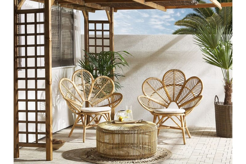 Lorentine Fåtölj 2-pack - Rotting - Möbler - Vardagsrum - Fåtöljer - Fåtölj utan armstöd