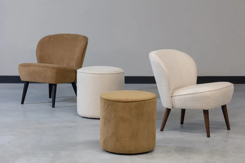 Serra Fåtölj - Krämvit|Boucle - Möbler - Vardagsrum - Fåtöljer - Fåtölj utan armstöd