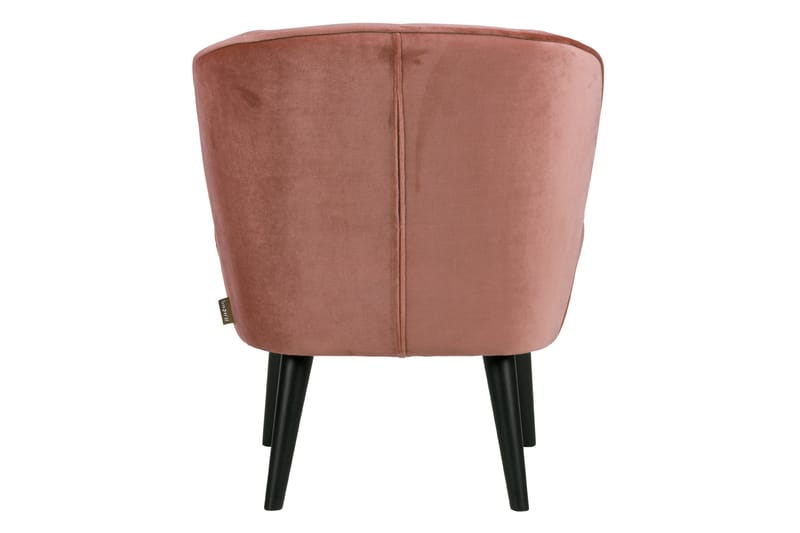 Serra Sammetsfåtölj - Rosa - Möbler - Vardagsrum - Fåtöljer - Fåtölj utan armstöd
