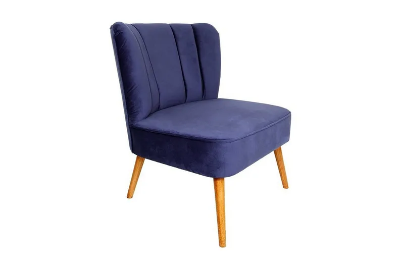 Ullsperger Fåtölj med Armstöd, Blå