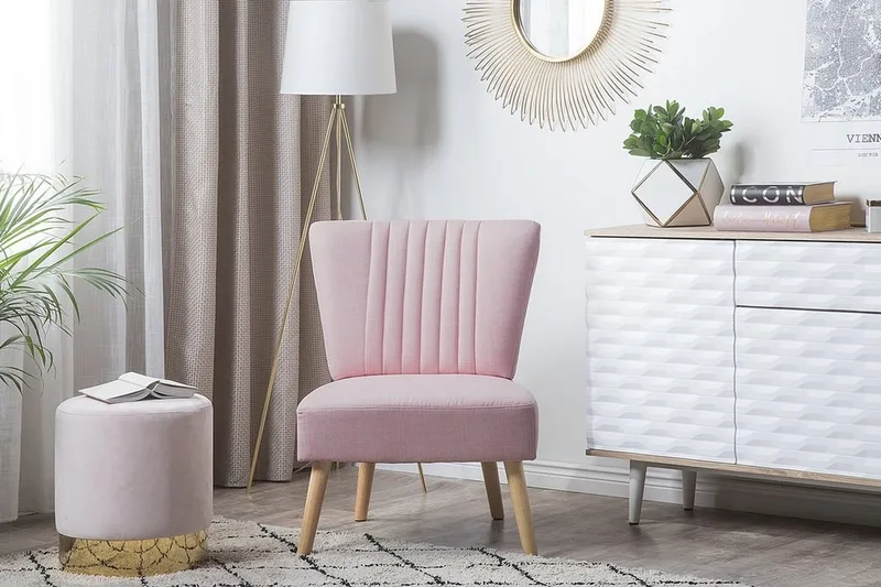 Vaasa Fåtölj - Rosa - Möbler - Vardagsrum - Fåtöljer - Fåtölj utan armstöd