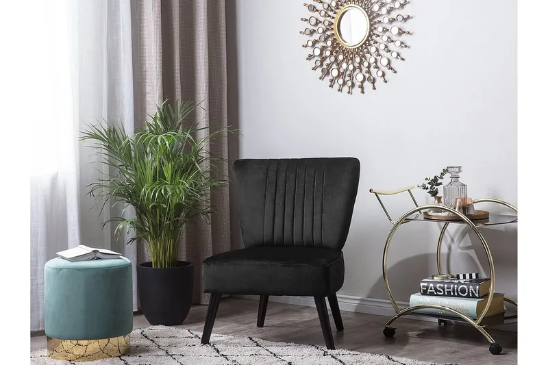 Vaasa Fåtölj - Svart - Möbler - Vardagsrum - Fåtöljer - Fåtölj utan armstöd