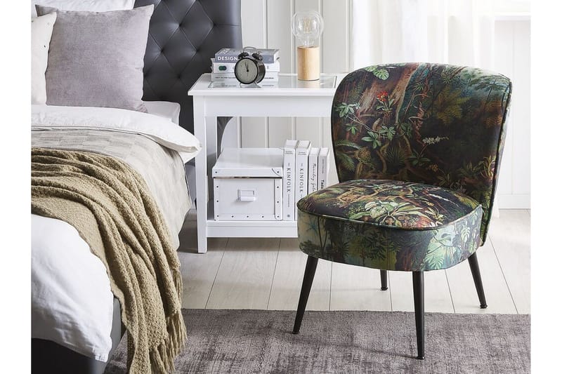 Vossem Fåtölj Djungelmönster - Mörkgrön - Möbler - Vardagsrum - Fåtöljer - Fåtölj utan armstöd