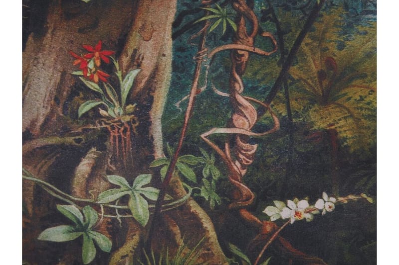 Vossem Fåtölj Djungelmönster - Mörkgrön - Möbler - Vardagsrum - Fåtöljer - Fåtölj utan armstöd