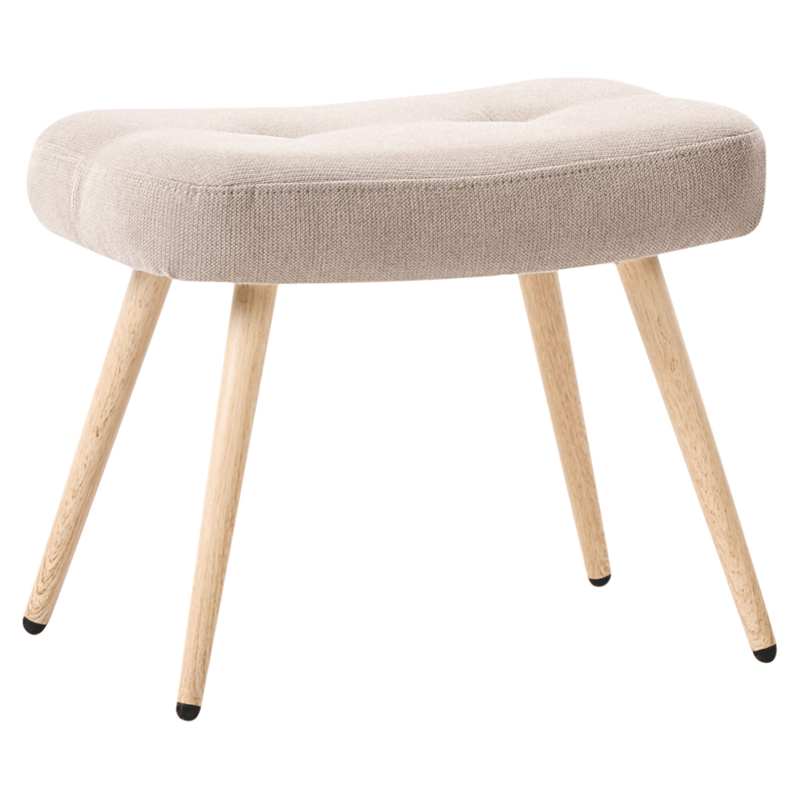 Fåtölj Vejle - Beige - Möbler - Vardagsrum - Fåtöljer - Fåtölj med fotpall