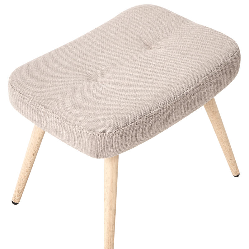 Fåtölj Vejle - Beige - Möbler - Vardagsrum - Fåtöljer - Fåtölj med fotpall