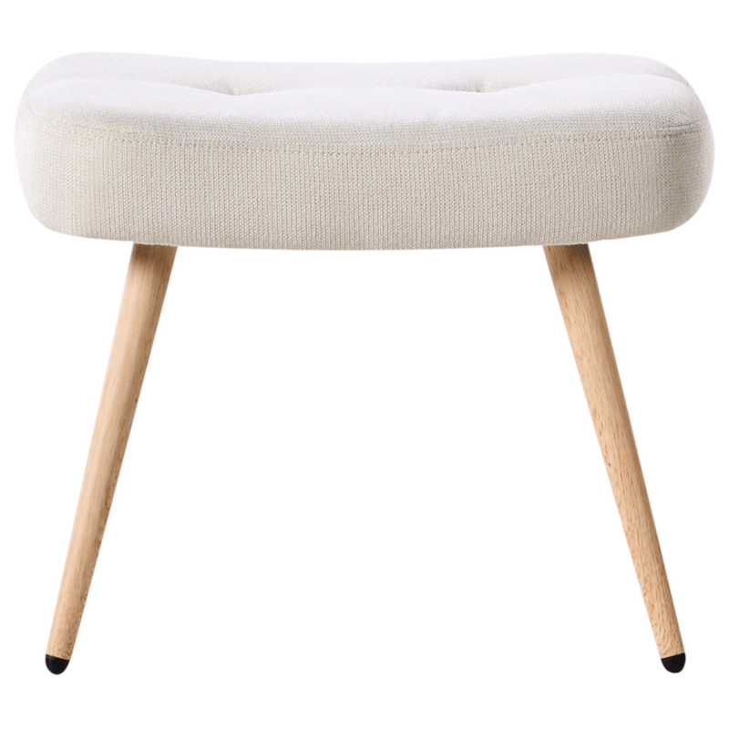 Fåtölj Vejle - Ljusbeige - Möbler - Vardagsrum - Fåtöljer - Fåtölj med fotpall