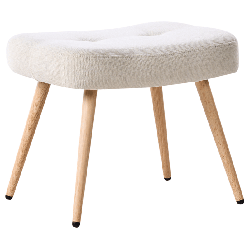 Fåtölj Vejle - Ljusbeige - Möbler - Vardagsrum - Fåtöljer - Fåtölj med fotpall