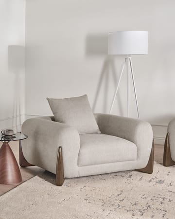 Fåtölj Vinliden - Taupe - Möbler - Vardagsrum - Fåtöljer