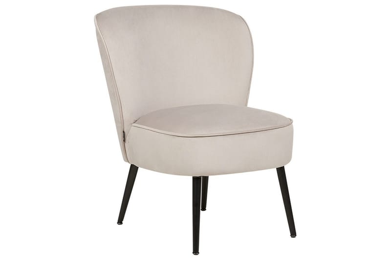 Fåtölj Voss - Beige, grå, svart - Möbler - Vardagsrum - Fåtöljer - Fåtölj utan armstöd