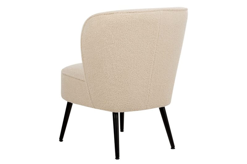 Fåtölj Voss - Beige, svart - Möbler - Vardagsrum - Fåtöljer - Fåtölj utan armstöd