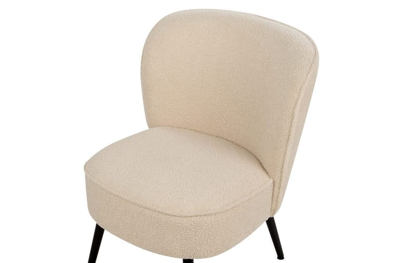 Fåtölj Voss - Beige, svart - Möbler - Vardagsrum - Fåtöljer - Fåtölj utan armstöd