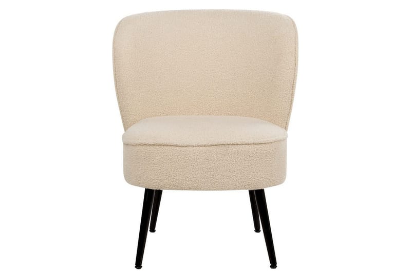 Fåtölj Voss - Beige, svart - Möbler - Vardagsrum - Fåtöljer - Fåtölj utan armstöd