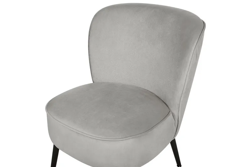 Fåtölj Voss - Grå, svart - Möbler - Vardagsrum - Fåtöljer - Fåtölj utan armstöd
