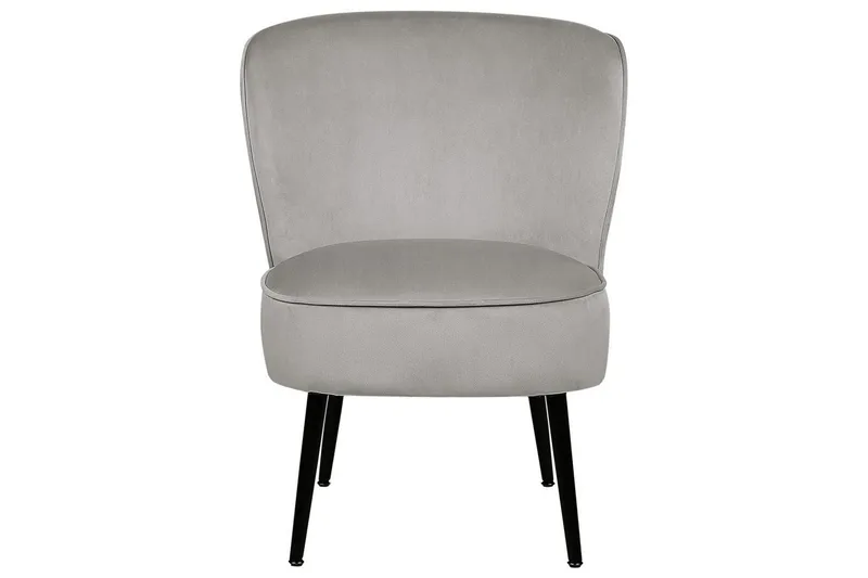 Fåtölj Voss - Grå, svart - Möbler - Vardagsrum - Fåtöljer - Fåtölj utan armstöd