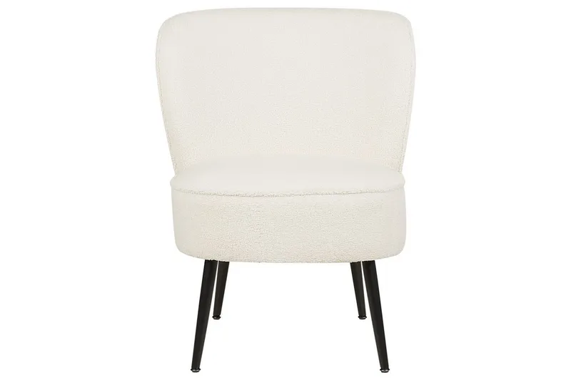 Fåtölj Voss - Vit, Svart - Möbler - Vardagsrum - Fåtöljer - Fåtölj utan armstöd