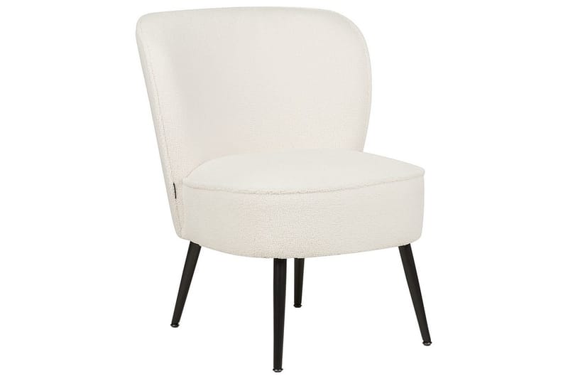 Fåtölj Voss - Vit, Svart - Möbler - Vardagsrum - Fåtöljer - Fåtölj utan armstöd