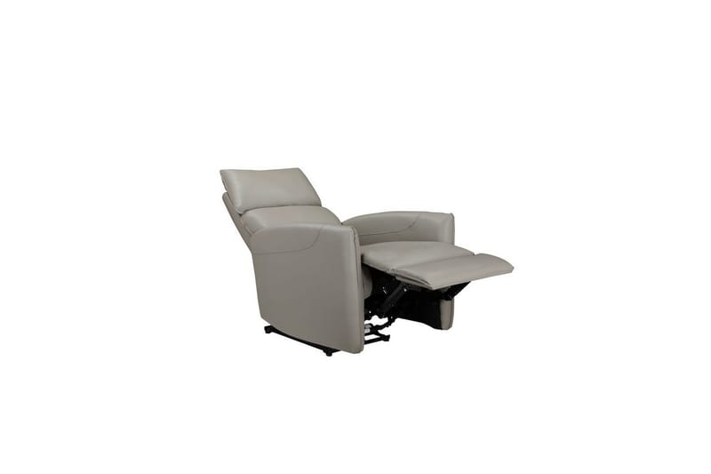 Fåtölj Pineto Ljusgrå, PU/metall/trä - Ljusgrå, PU/metall/trä - Möbler - Vardagsrum - Fåtöljer - Biofåtöljer & reclinerfåtöljer