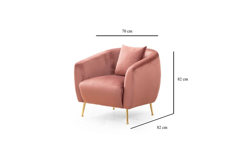 Ferryland Fåtölj Rosa - Möbler - Vardagsrum - Fåtöljer