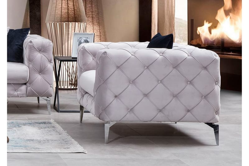 FREILA Fåtölj Beige - Möbler - Vardagsrum - Fåtöljer