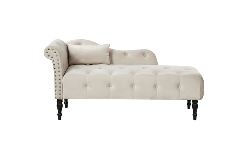 Frostorp Schäslong 152 cm - Beige/Svart - Möbler - Vardagsrum - Fåtöljer - Schäslongfåtöljer & divanfåtöljer