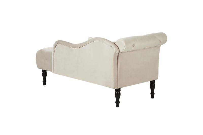 Frostorp Schäslong 152 cm - Beige/Svart - Möbler - Vardagsrum - Fåtöljer - Schäslongfåtöljer & divanfåtöljer