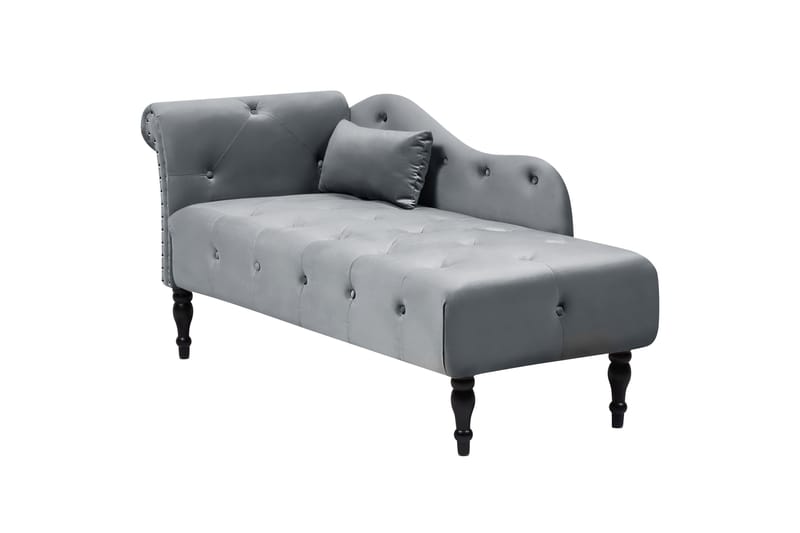 Frostorp Schäslong 152 cm - Svart/Grå - Möbler - Vardagsrum - Fåtöljer - Schäslongfåtöljer & divanfåtöljer
