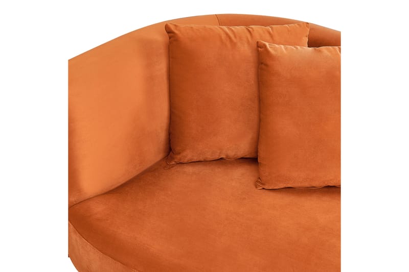 Gabriell Schäslong 168 cm Vänster - Orange - Möbler - Vardagsrum - Fåtöljer - Schäslongfåtöljer & divanfåtöljer