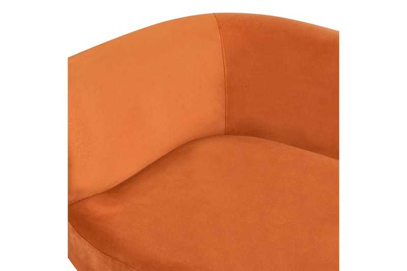 Gabriell Schäslong 168 cm Vänster - Orange - Möbler - Vardagsrum - Fåtöljer - Schäslongfåtöljer & divanfåtöljer