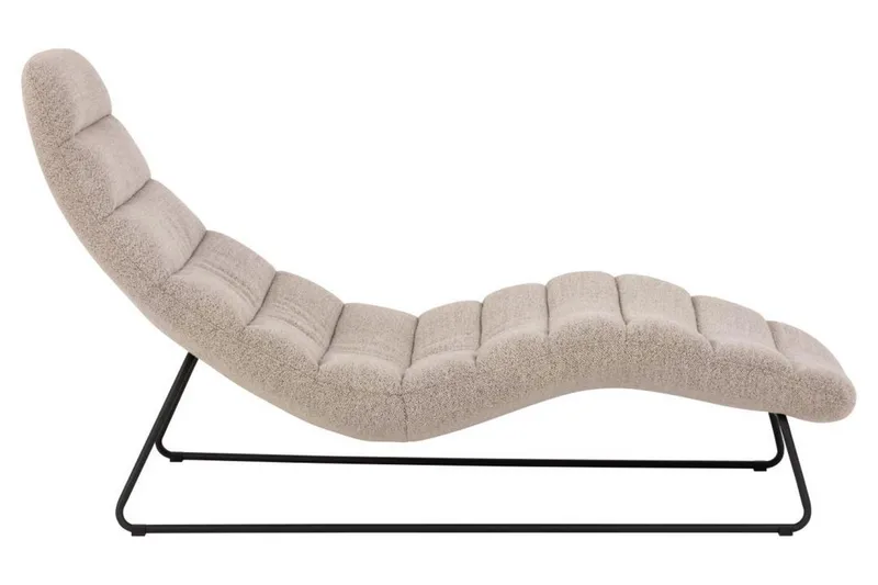 Greenmont Schäslong 63 cm - Beige - Möbler - Vardagsrum - Fåtöljer - Schäslongfåtöljer & divanfåtöljer