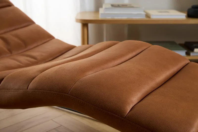 Greenmont Schäslong 63 cm - Brun - Möbler - Vardagsrum - Fåtöljer - Schäslongfåtöljer & divanfåtöljer