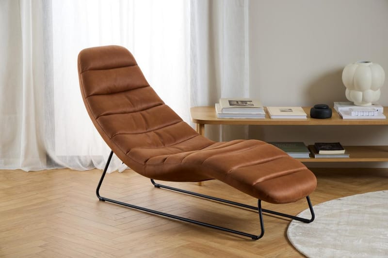 Greenmont Schäslong 63 cm - Brun - Möbler - Vardagsrum - Fåtöljer - Schäslongfåtöljer & divanfåtöljer