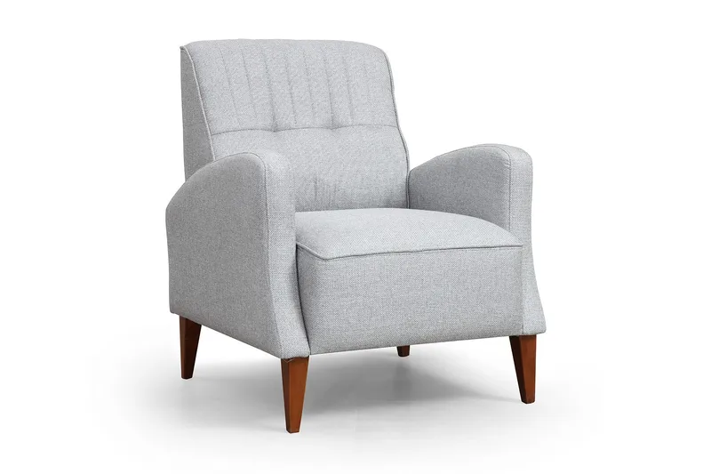 Heiss Fåtölj med Armstöd - Grå - Möbler - Vardagsrum - Fåtöljer