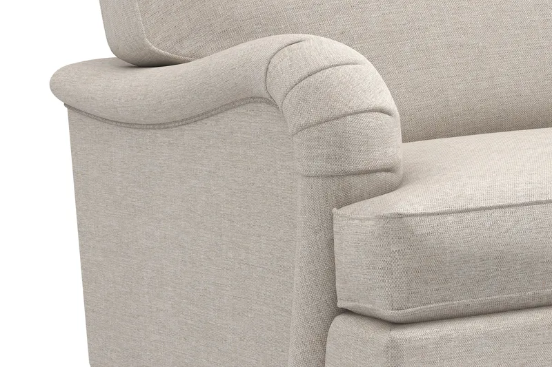 Howard Classic Fåtölj med Fotpall - Beige - Möbler - Vardagsrum - Fåtöljer - Fåtölj med fotpall