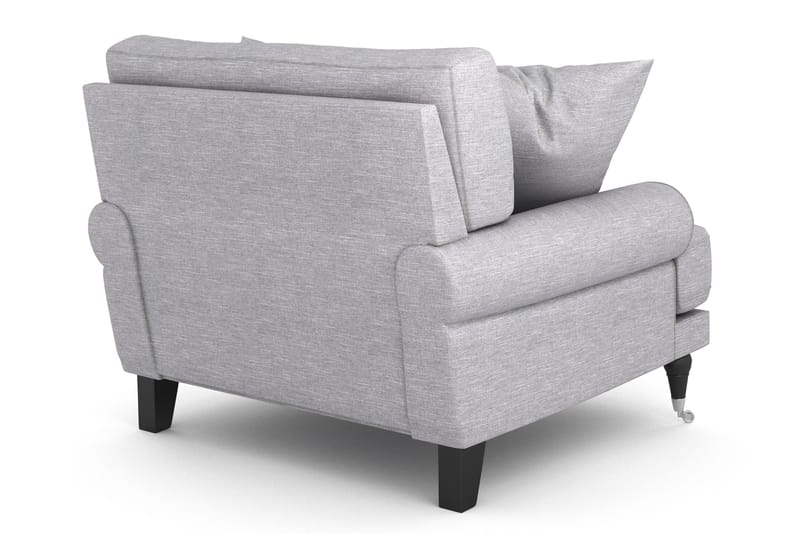 Andrew Fåtölj - Ljusgrå/Krom - Möbler - Vardagsrum - Fåtöljer - Howard fåtölj