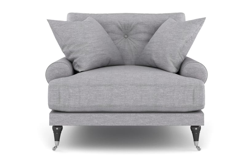 Andrew Fåtölj - Ljusgrå/Krom - Möbler - Vardagsrum - Fåtöljer - Howard fåtölj