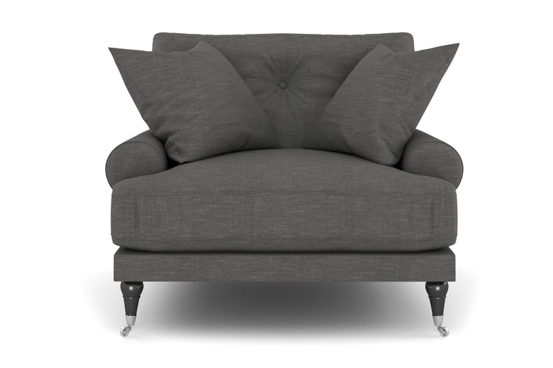 Andrew Fåtölj - Mörkgrå/Krom - Möbler - Vardagsrum - Fåtöljer - Howard fåtölj