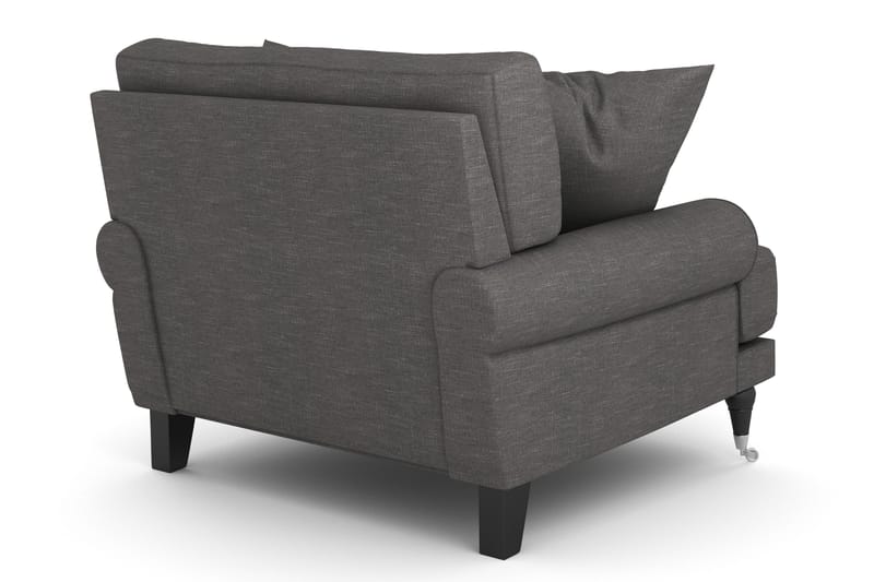 Andrew Fåtölj - Mörkgrå/Krom - Möbler - Vardagsrum - Fåtöljer - Howard fåtölj