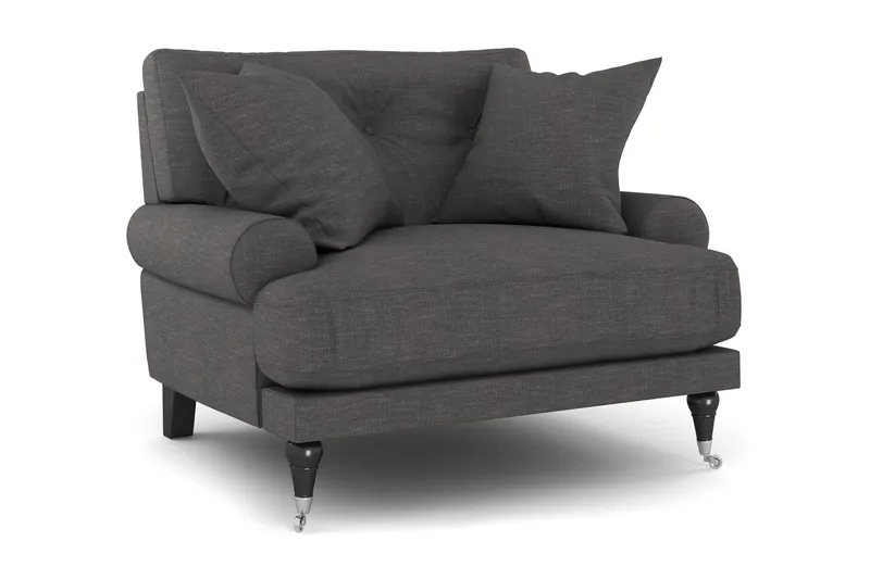 Andrew Fåtölj, Mörkgrå/Krom