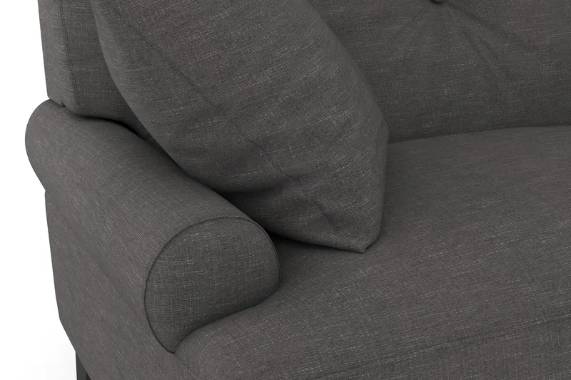 Andrew Fåtölj - Mörkgrå/Krom - Möbler - Vardagsrum - Fåtöljer - Howard fåtölj