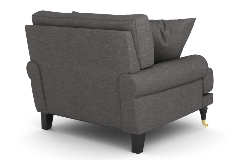 Andrew Fåtölj - Mörkgrå/Mässing - Möbler - Vardagsrum - Fåtöljer - Howard fåtölj