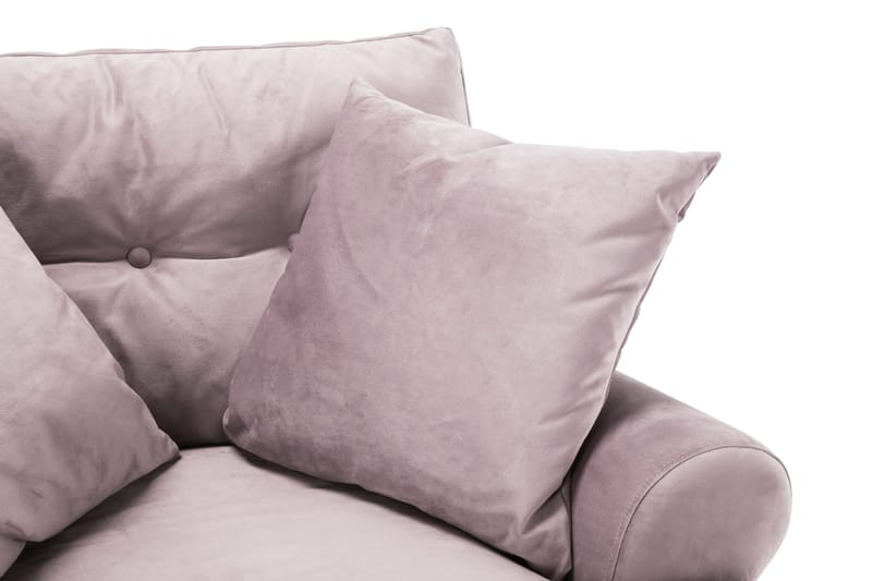 Andrew Sammetsfåtölj - Lila/Krom - Möbler - Vardagsrum - Fåtöljer - Sammetsfåtölj