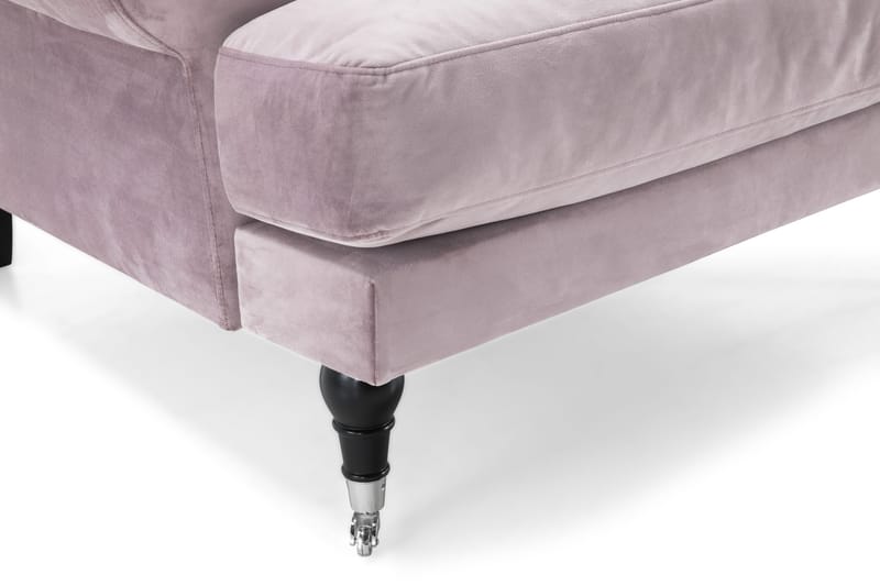 Andrew Sammetsfåtölj - Lila/Krom - Möbler - Vardagsrum - Fåtöljer - Sammetsfåtölj