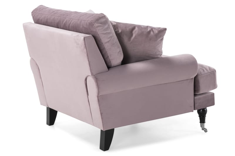 Andrew Sammetsfåtölj - Lila/Krom - Möbler - Vardagsrum - Fåtöljer - Sammetsfåtölj