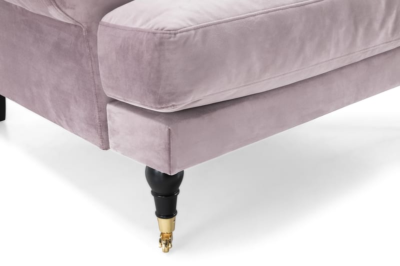 Andrew Sammetsfåtölj - Lila/Mässing - Möbler - Vardagsrum - Fåtöljer - Sammetsfåtölj