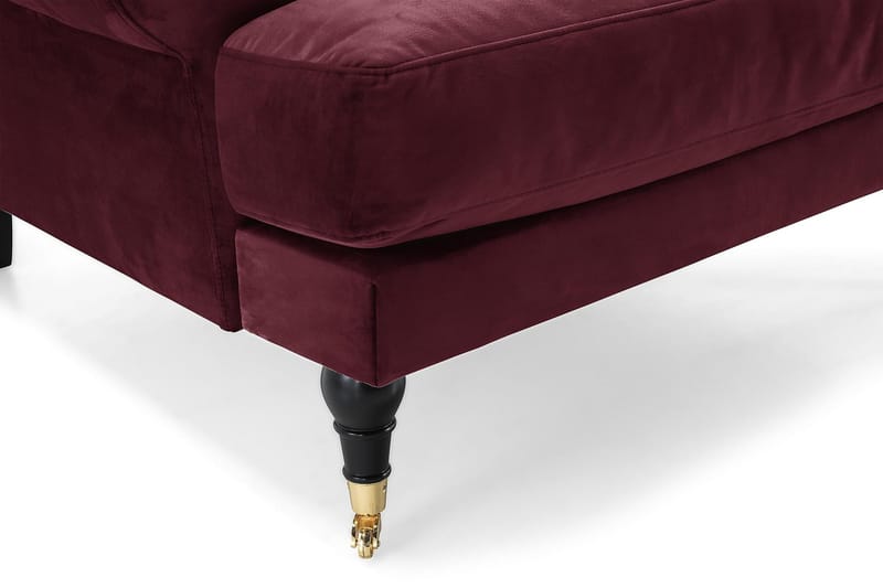 Andrew Sammetsfåtölj - Lila/Mässing - Möbler - Vardagsrum - Fåtöljer - Sammetsfåtölj